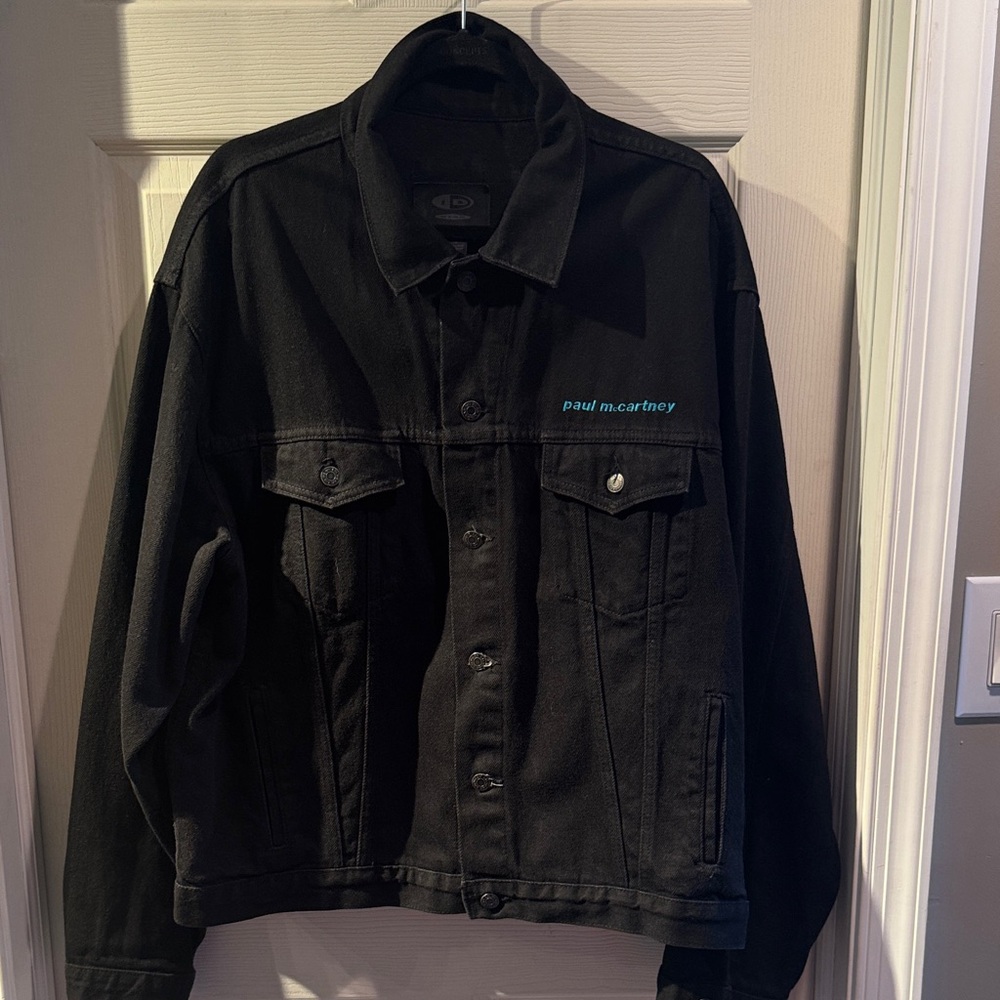 Paul McCartney. Black Jean Jacket